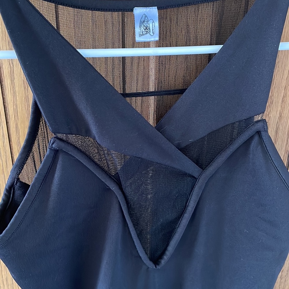 🖤 Y2K Goth Floating Panel Tank - Cyber Goth Perfection